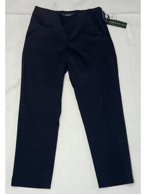 Ralph Lauren Business Casual 2P Stretch Pants Navy Blue NWT